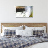 ガールフォスの滝 – 南西アイスランド キャンバスプリント (インサイチュ (寝室))