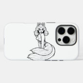 ガールフォックスの電話ケース Case-Mate iPhoneケース (裏面 (横))