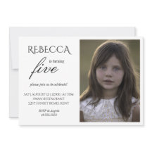 ガールフォトシンプルーのエレガントな誕生日パーティー