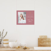 ガールフォトファーストコミューオンピンクへようこそ ポスター (キッチン)