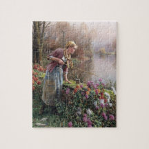 ガールフランスの魚釣りインブリタニー