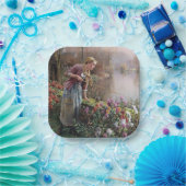 ガールフランスの魚釣りインブリタニー ペーパープレート (パーティー)