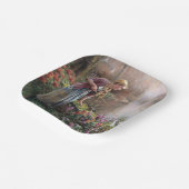 ガールフランスの魚釣りインブリタニー ペーパープレート (傾斜あり)