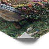 ガールフランスの魚釣りインブリタニー ポスター (角)