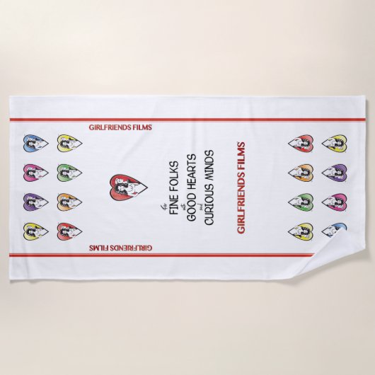 ガールフレンズフィルムズビーチタオル ビーチタオル (正面)