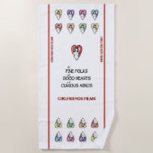 ガールフレンズフィルムズビーチタオル ビーチタオル (正面)