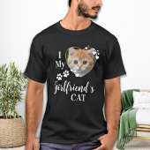 ガールフレンドおもしろいの猫猫ペットの写真が大好き Tシャツ