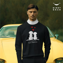 ガールフレンドかわいいドッグカップルのバレンタイン