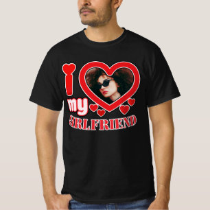 ガールフレンドが大好きパーソナライズされた Tシャツ