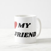 ガールフレンドが大好き コーヒーマグカップ (正面右)