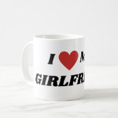 ガールフレンドが大好き コーヒーマグカップ (正面左)