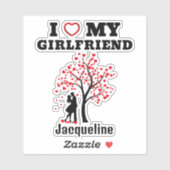 ガールフレンドが大好き シール (シート)