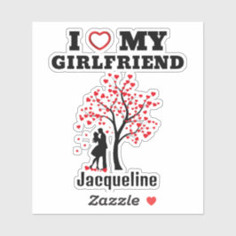 ガールフレンドが大好き シール