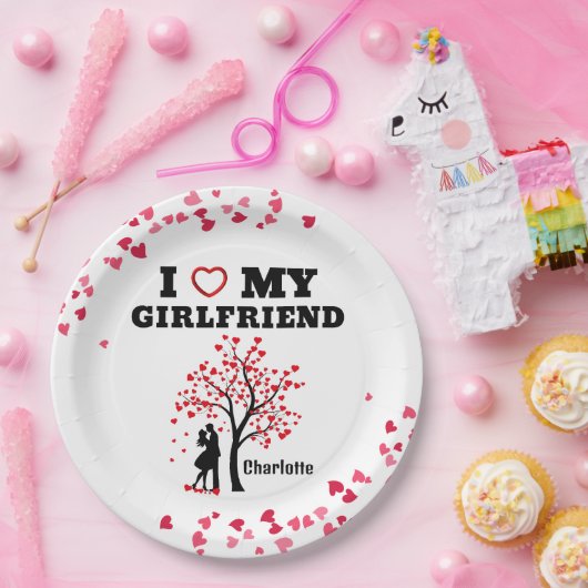 ガールフレンドが大好き ペーパープレート (パーティー)