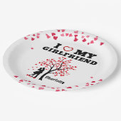 ガールフレンドが大好き ペーパープレート (アングル)