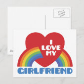 ガールフレンドが大好き ポストカード (正面/裏面)