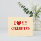 ガールフレンドが大好き ポストカード (スタンド正面)