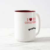 ガールフレンドが大好き マグカップ (正面右)