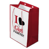 ガールフレンドが大好き ミディアムペーパーバッグ (裏面アングル)