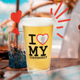 ガールフレンドが大好き |写真カスタム文字 タンブラーグラス
