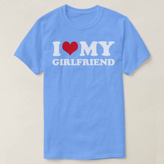 ガールフレンドが大好き Tシャツ (デザイン正面)