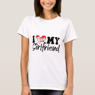 ガールフレンドが大好き Tシャツ