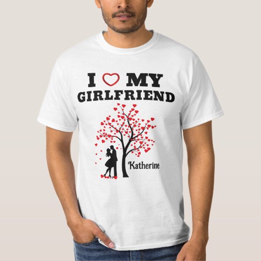 ガールフレンドが大好き Tシャツ (正面)