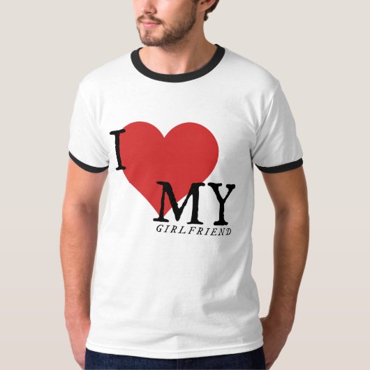 ガールフレンドが大好き Tシャツ (正面)