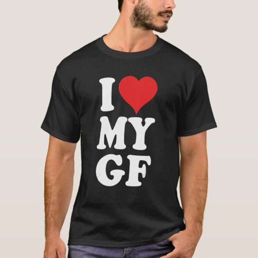 ガールフレンドが大好き Tシャツ (正面)