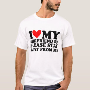 ガールフレンドだから私遠くにから離れて Tシャツ
