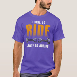 ガールフレンドとバイクに乗る Tシャツ