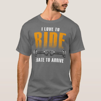 ガールフレンドとバイクに乗る Tシャツ