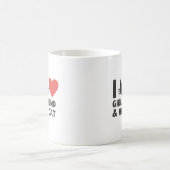 ガールフレンドと彼女の猫が大好き» Cat Head Mug Des コーヒーマグカップ (中央)