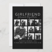 ガールフレンドと永遠に写真コラージュ シーズンカード (正面)