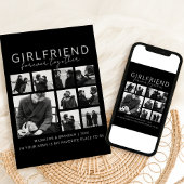 ガールフレンドと永遠に写真コラージュ シーズンカード