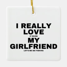 ガールフレンドに魚釣り