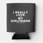 ガールフレンドに魚釣り 缶クーラー (正面)