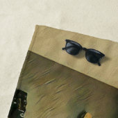 ガールフレンドのためのギターギフト ビーチタオル (インサイチュ)