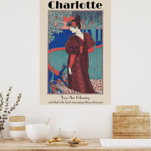 ガールフレンドのためのヴィンテージのポ最高のスターギフト ポスター (キッチン)