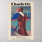 ガールフレンドのためのヴィンテージのポ最高のスターギフト ポスター (正面)