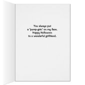 ガールフレンドのハロウィーンかわいいジャックO' Lantern (内側 (右))