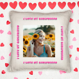 ガールフレンドのバブルヴァレンティーンズデイギフトが大好き クッション