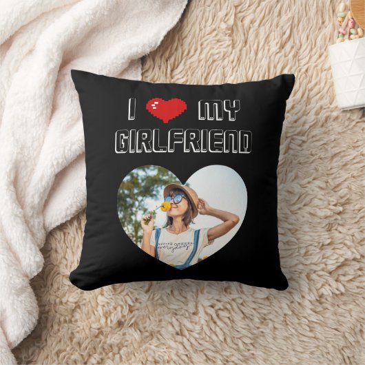 . .ガールフレンドのバレンタインデープレゼントが好き男性へ クッション (ブランケット)