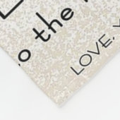 ガールフレンドのラブ引用文 |素敵なカップルの贈り物 フリースブランケット (角)