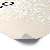 ガールフレンドのラブ引用文 |素敵なカップルの贈り物 ポスター (角)