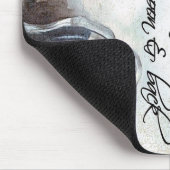 ガールフレンドのラブ引用文 |素敵なカップルの贈り物 マウスパッド (コーナー)