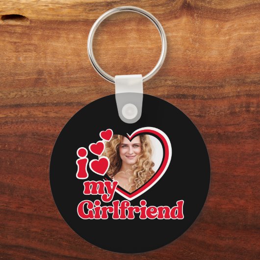 ガールフレンドの写真が大好き キーホルダー (裏面)