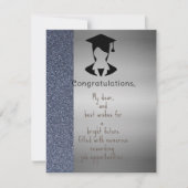 ガールフレンドの卒業 カード (正面)