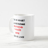 ガールフレンドの婚約者素晴らしの妻 コーヒーマグカップ (正面左)