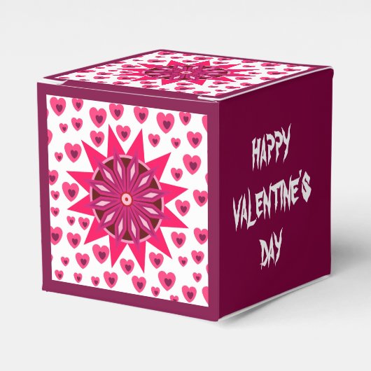 ガールフレンドの彼氏の友人への愛のバレンタインギフト フェイバーボックス (正面サイド)